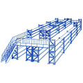 Estantería de almacenamiento de alta desidad, plataforma de trabajo de entresuelo de hardware selectivo jracking al aire libre